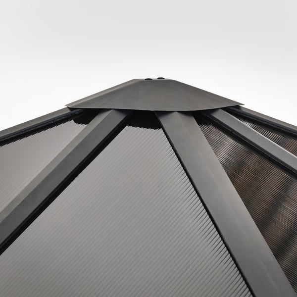IKEA FÅGELÖN Gazebo, black/black, 118 1/8x118 1/8 "