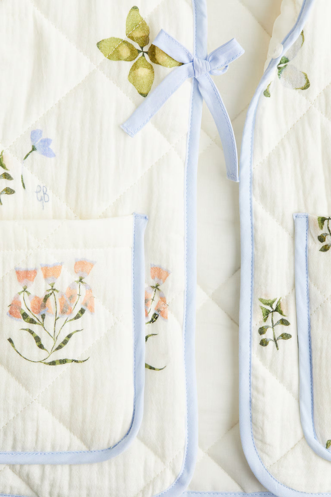 H&M Quilted Printed Jacket