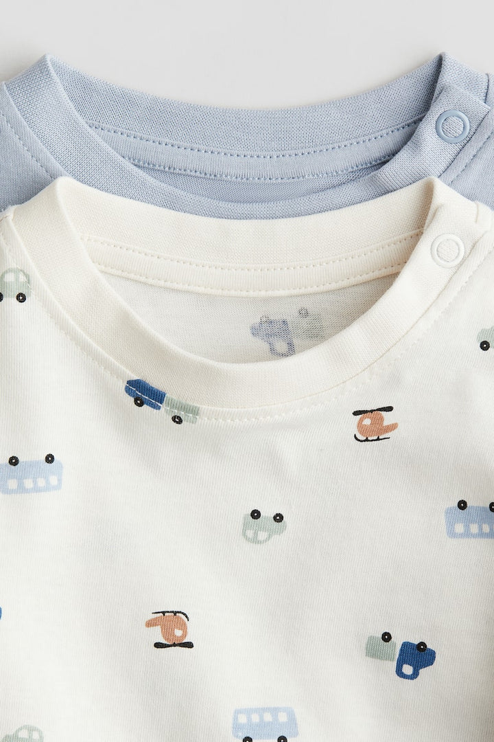 H&M 2-pack Long-sleeved Jersey Shirts