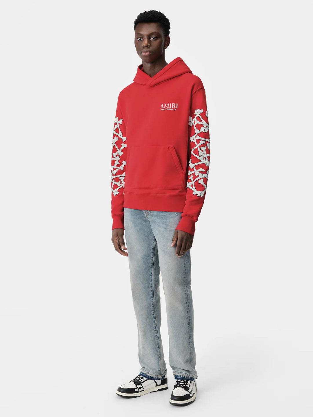 AMIRI BONES STACKED HOODIE