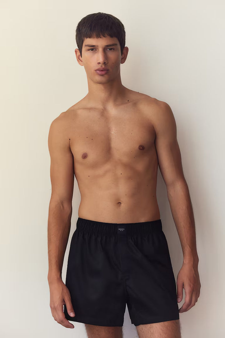H&M 2-pack Woven Cotton Sateen Boxer Shorts