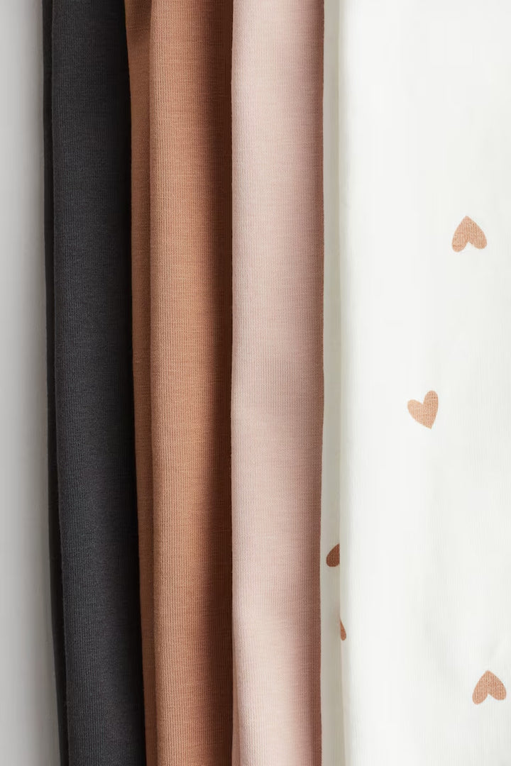H&M 4-pack Cotton Jersey Leggings