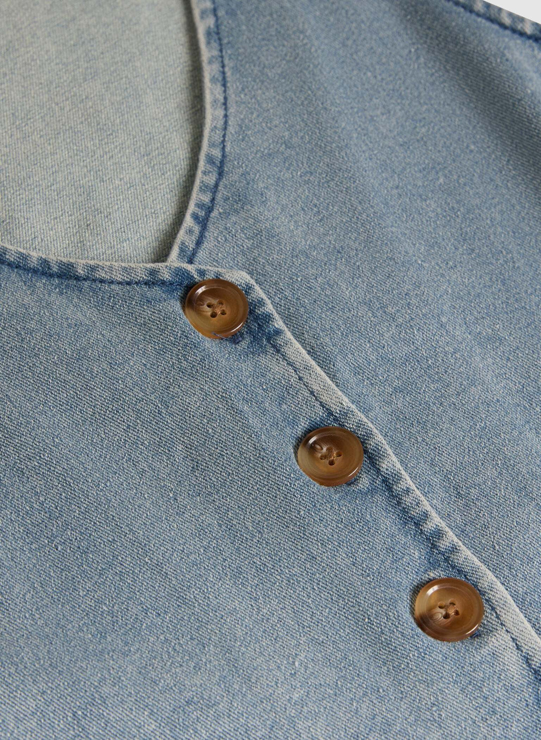 LAURA Button-Down Denim Vest
