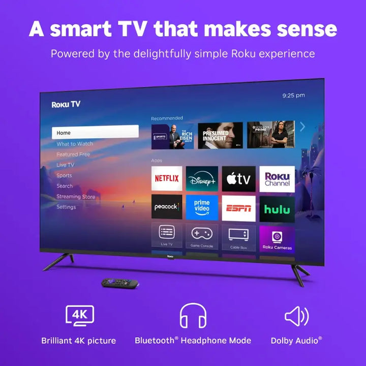 Roku - 55" Class Select Series 4K LED Smart RokuTV (2025)