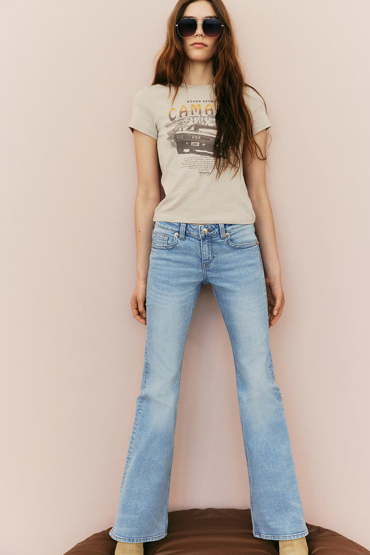 H&M Flared Low Jeans