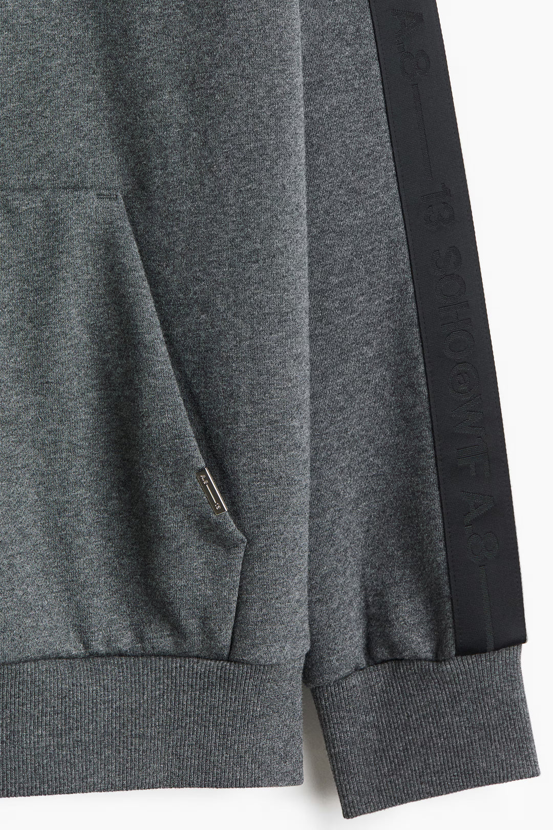 H&M Loose Fit Hoodie with Side Stripes