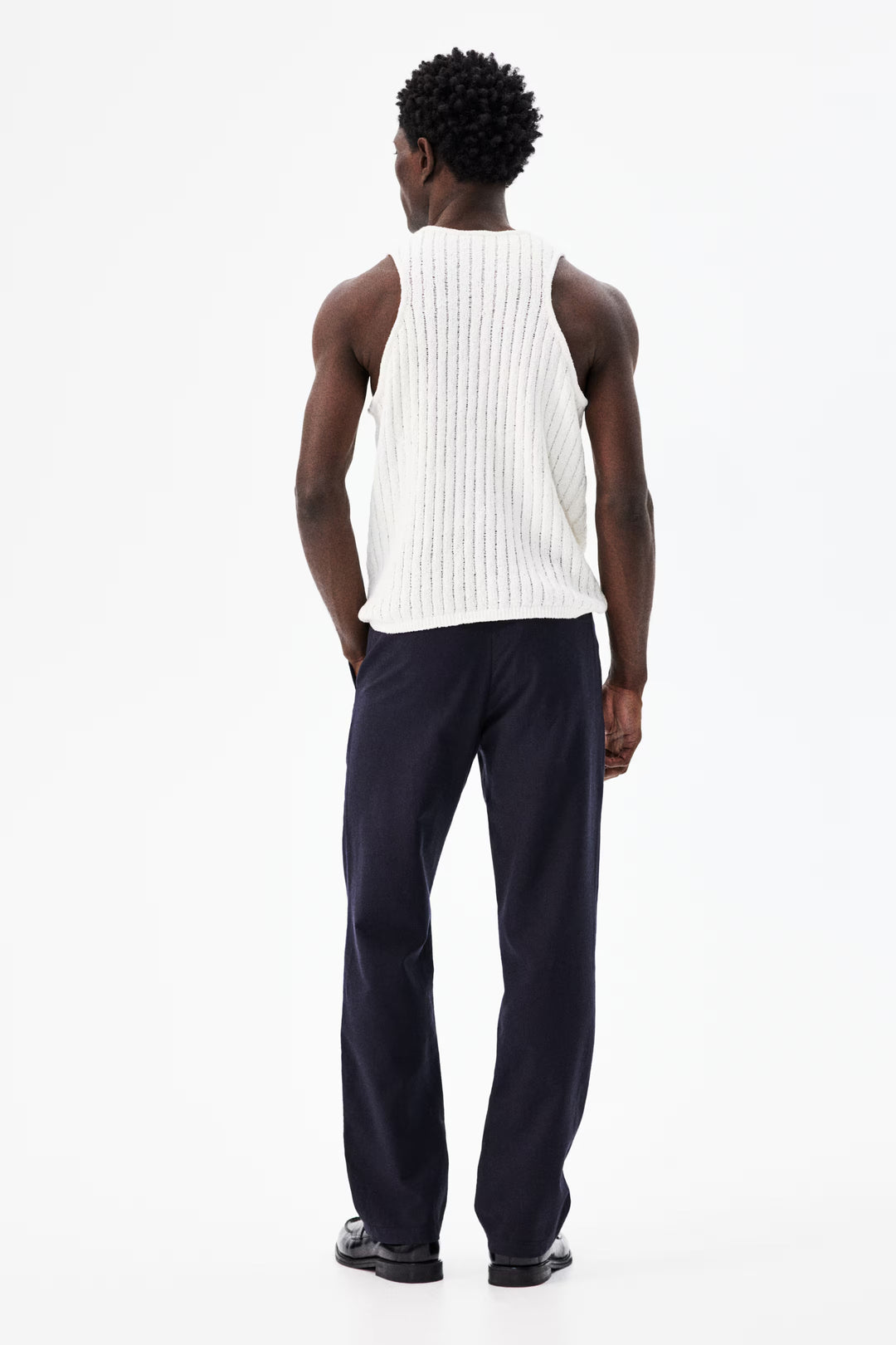 H&M Regular-Fit Linen-Blend Pants