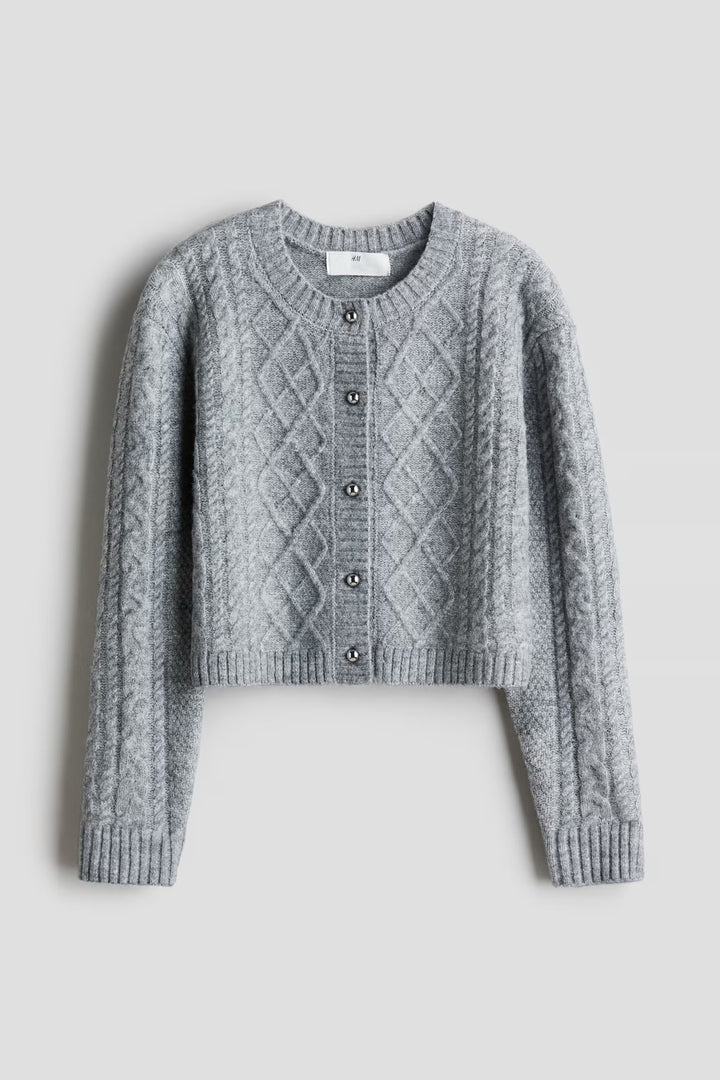 H&M Cable-Knit Cardigan
