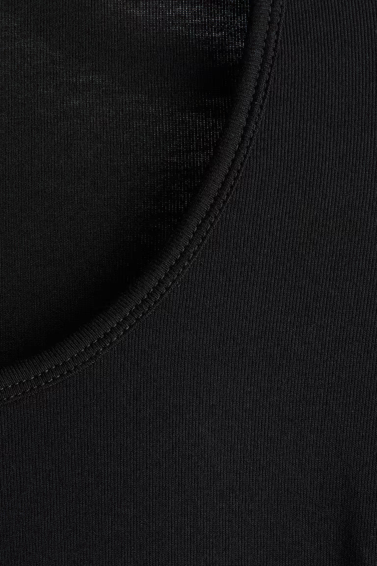 H&M RIBBED TOP