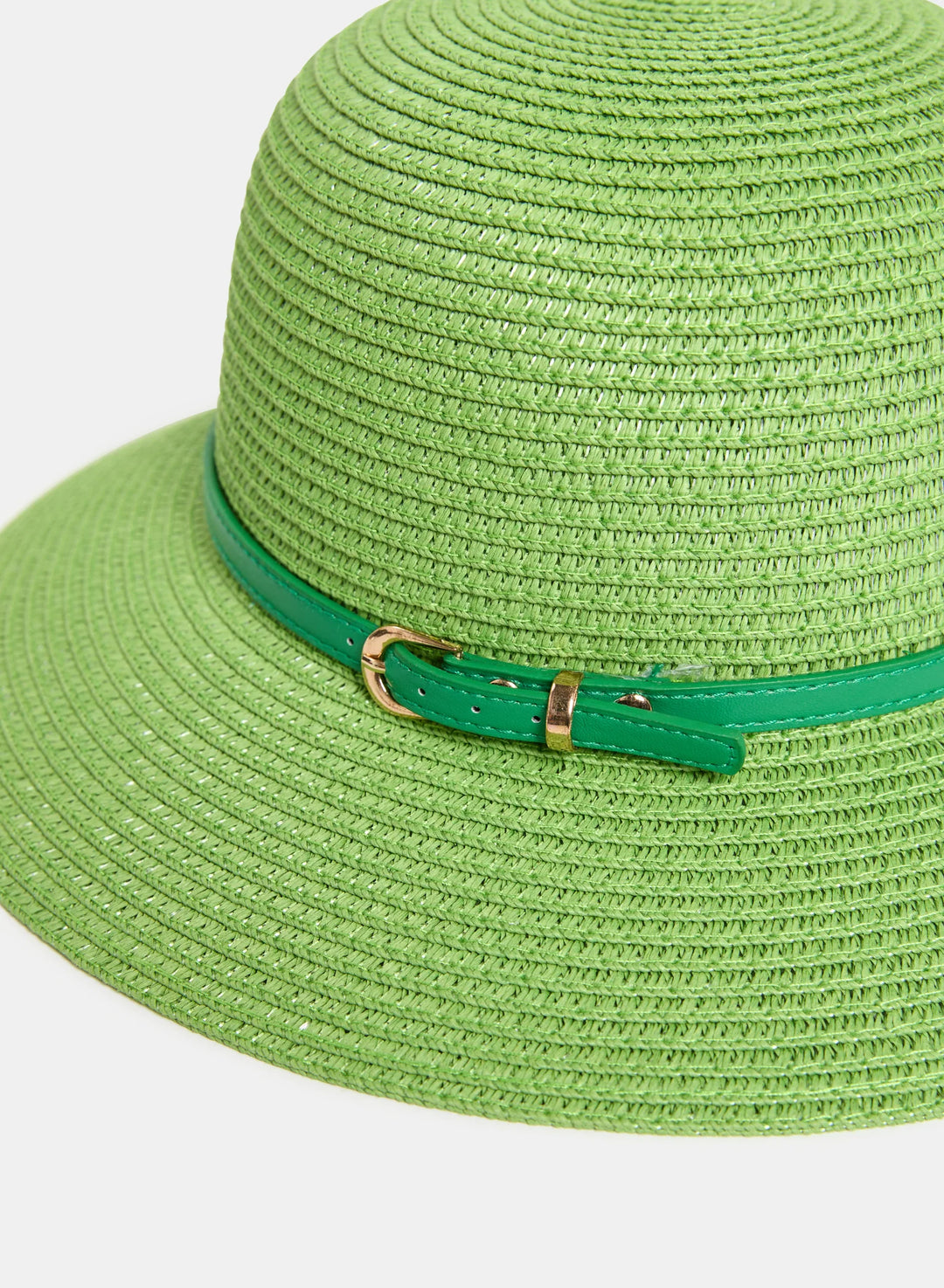 Laura Straw Cloche Hat