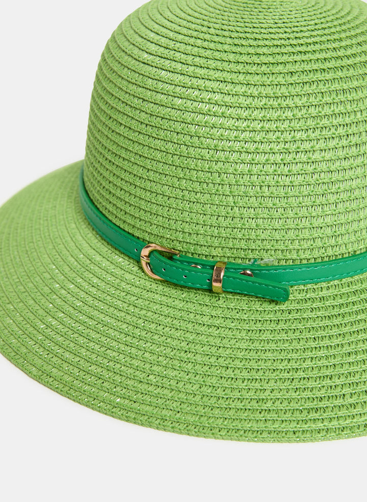 Laura Straw Cloche Hat