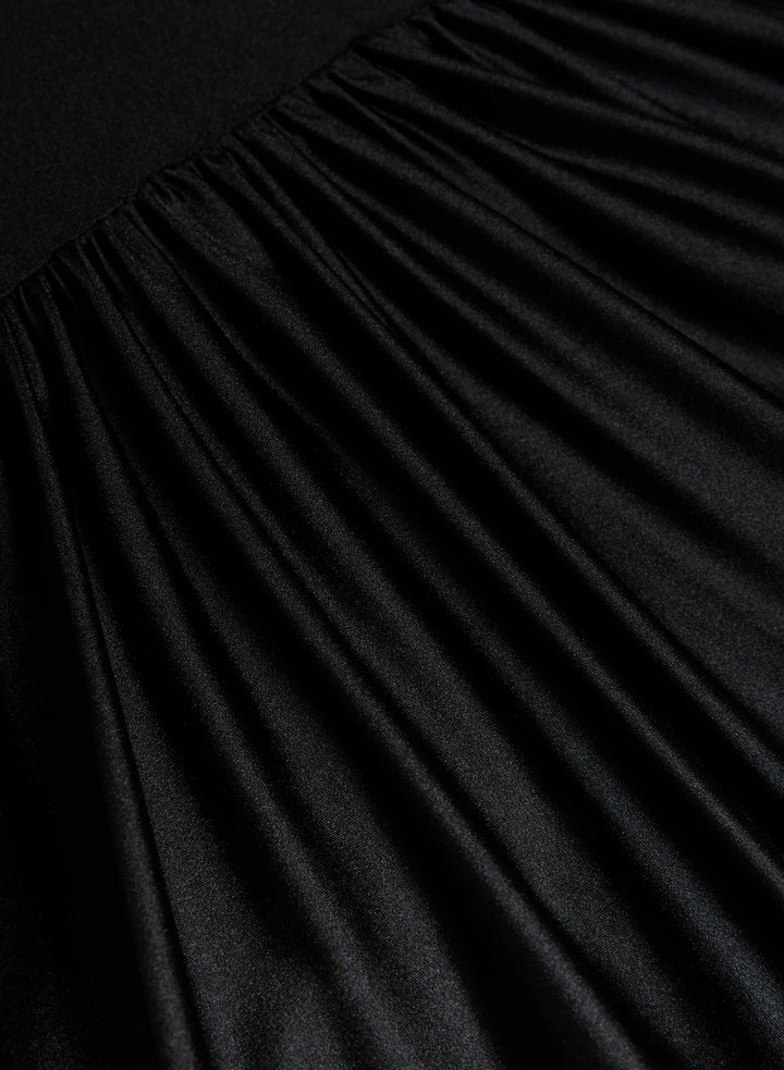 LAURA Sleeveless Plunging Neckline Dress