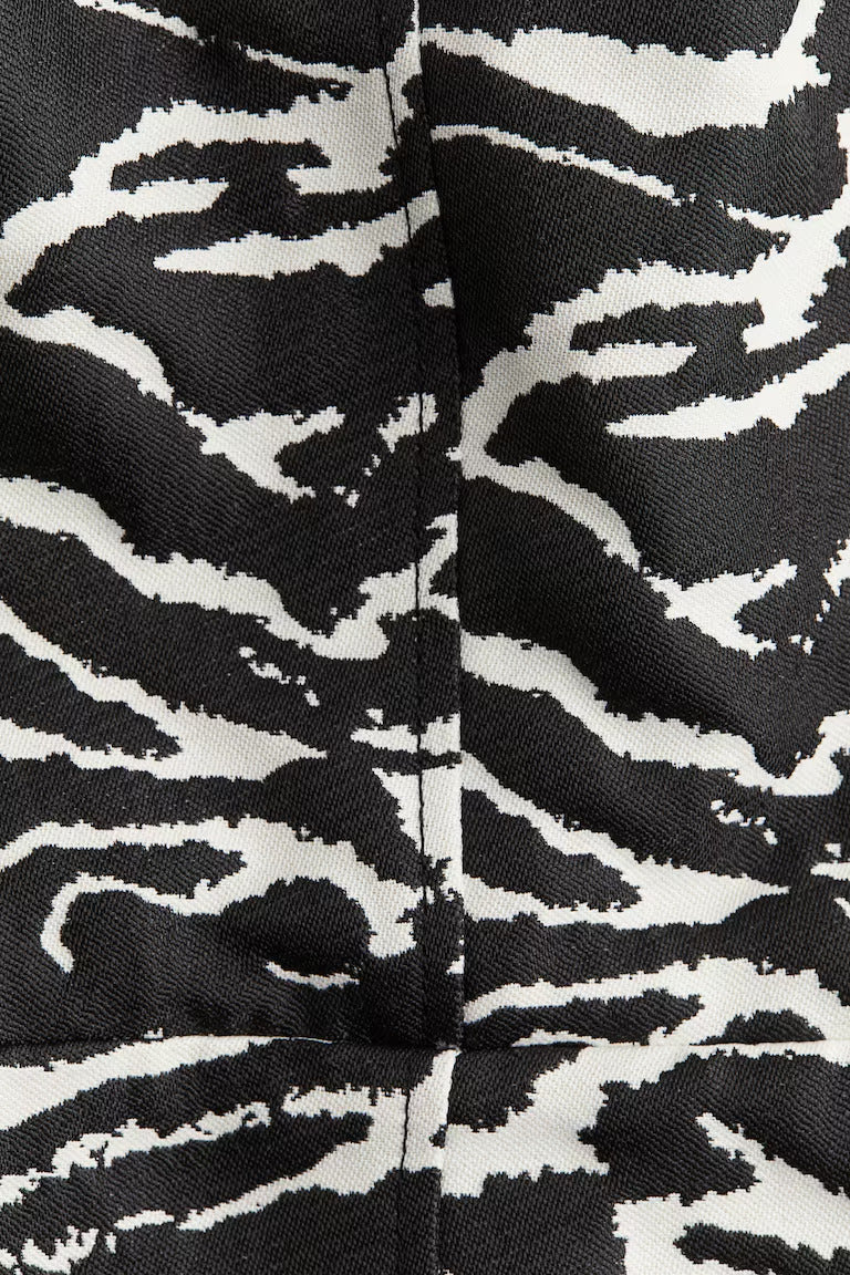 H&M Jacquard-Weave Mini Dress