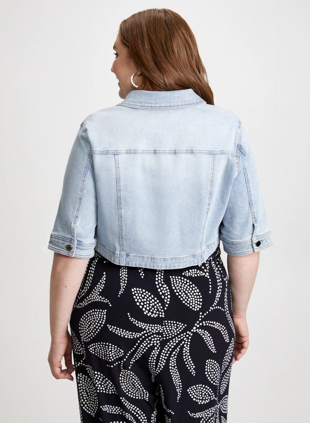 LAURA Cropped Denim Jacket