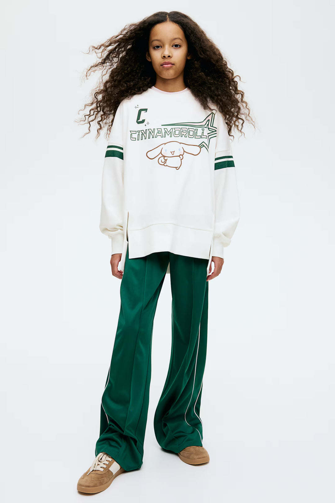 H&M  Oversized Printed Sweatshirt