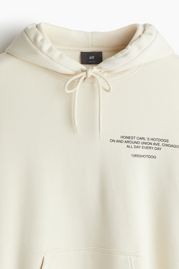 H&M Loose Fit Printed Hoodie