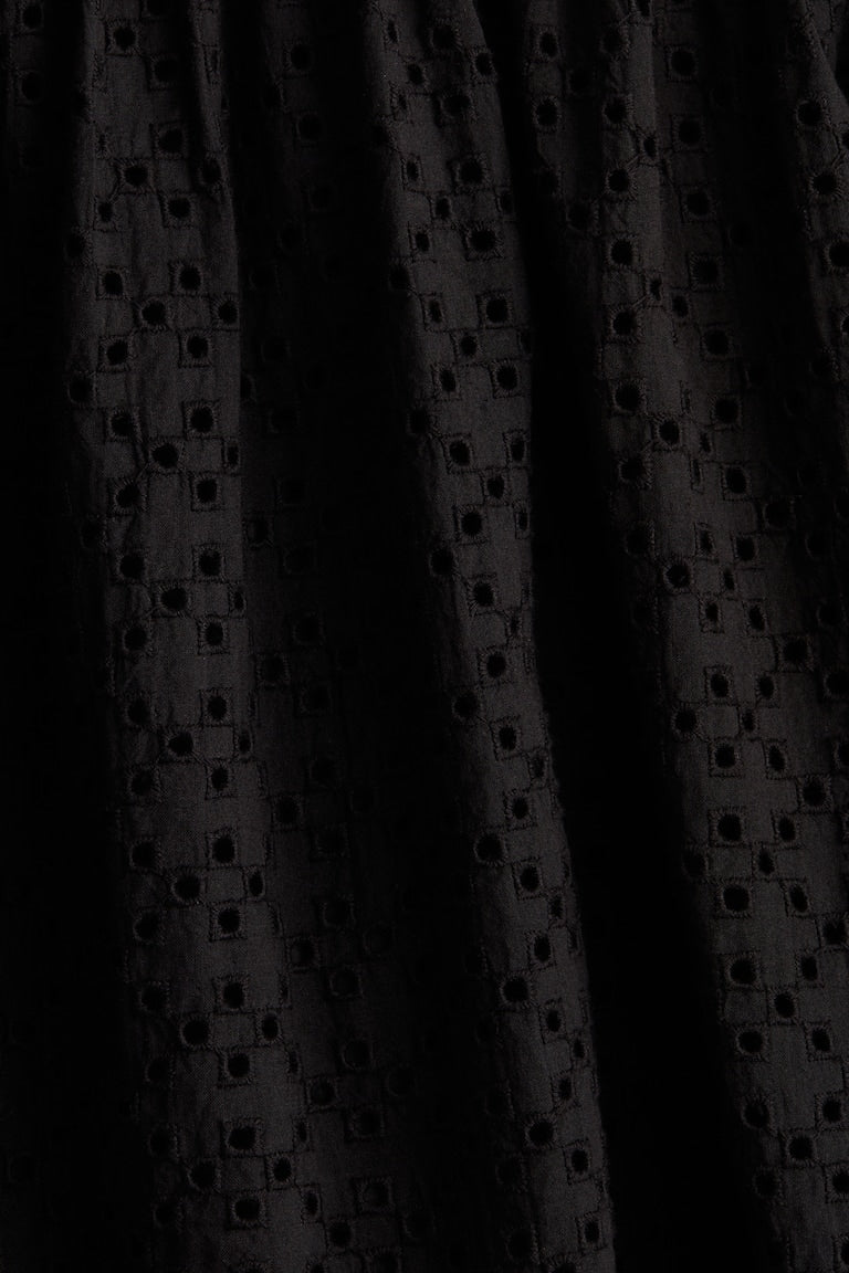 H&M Eyelet Embroidered Mini Skirt