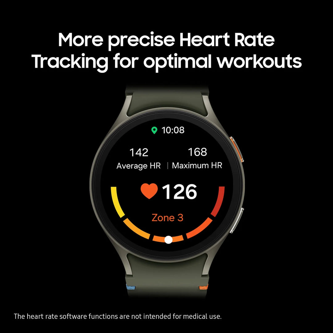 Samsung Galaxy Watch7 40mm Bluetooth and WiFi Aluminum Smart Watch, Cream