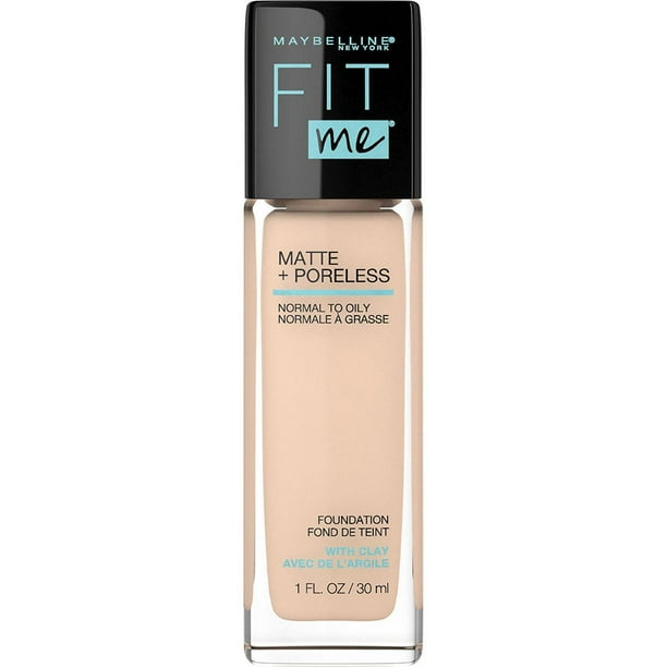 Maybelline New York Fit Me®, Matte + Poreless Liquid Foundation, Fit Me Matte + Poreless Foundation