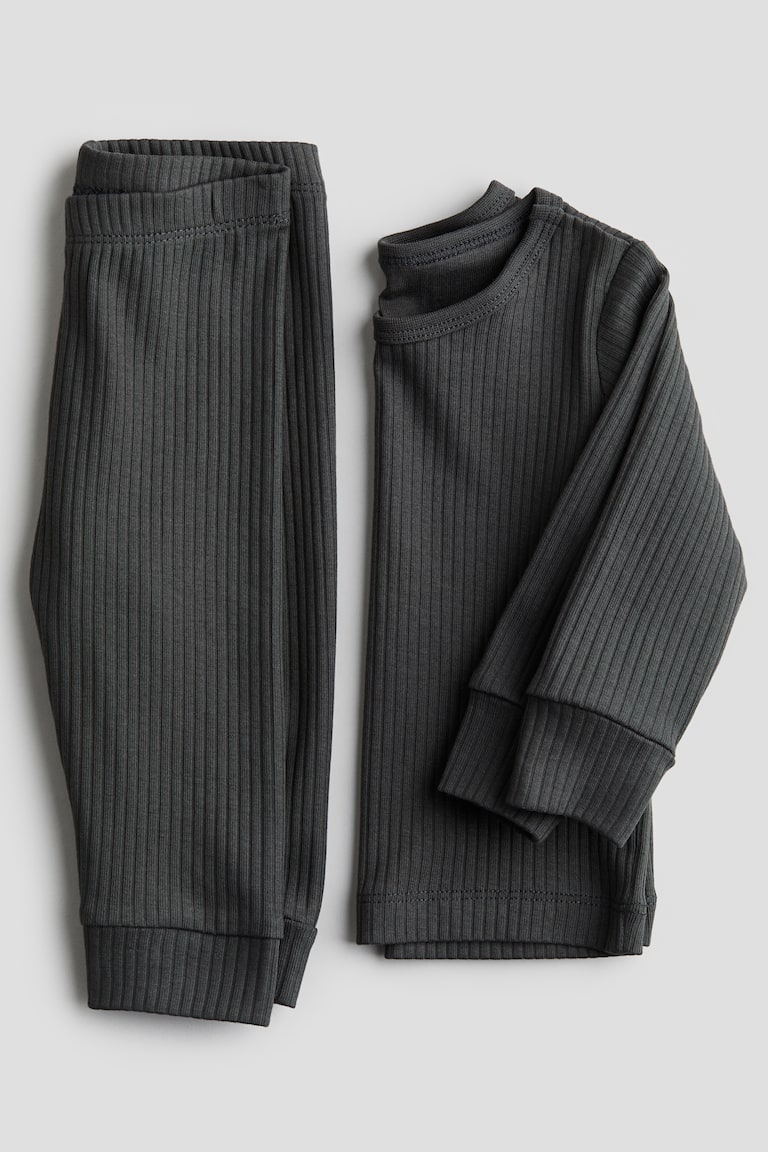H&M Ribbed Cotton Set