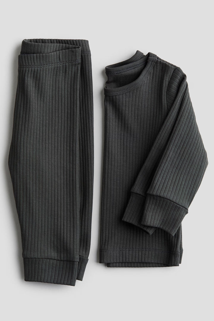 H&M Ribbed Cotton Set