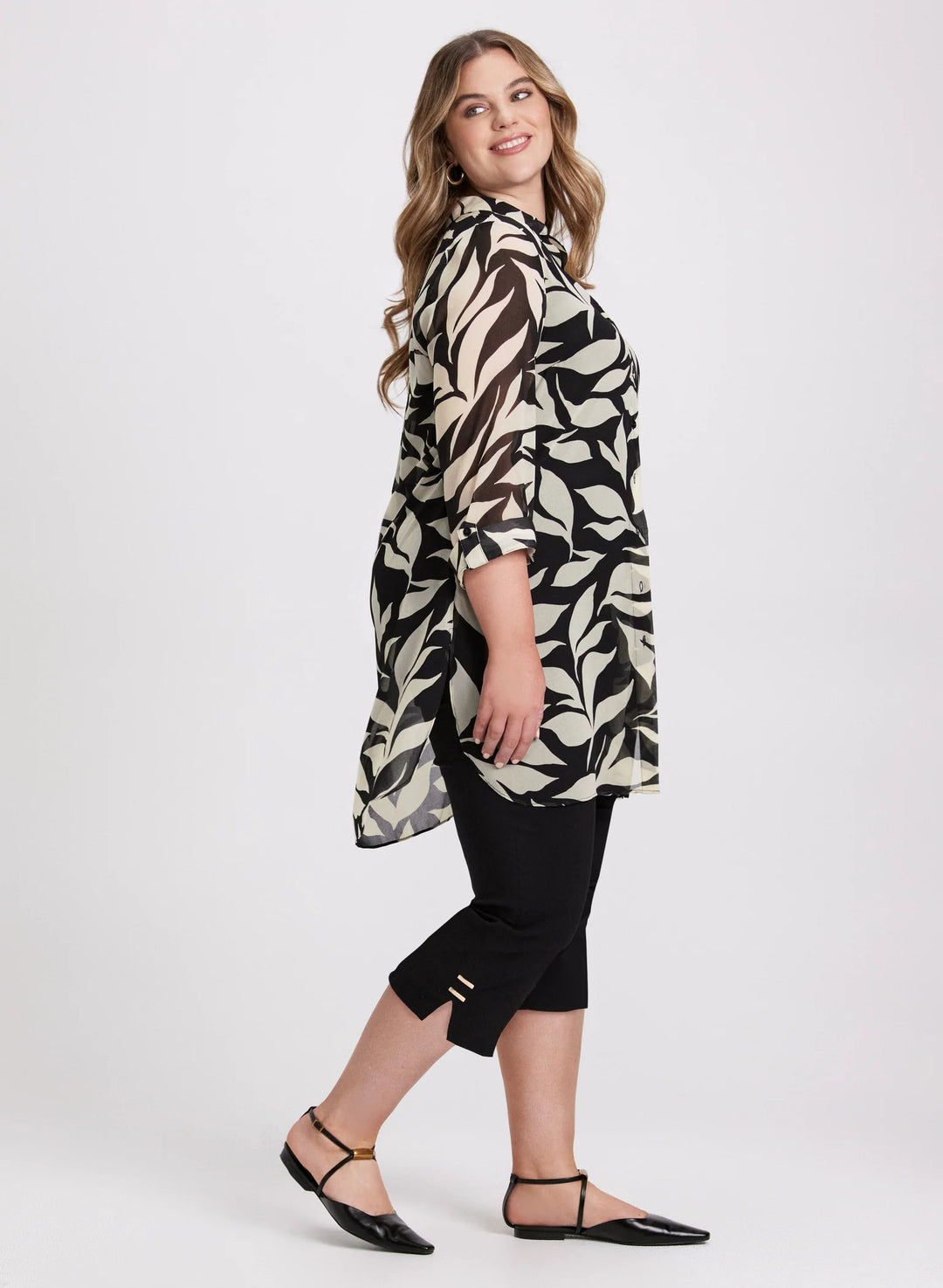 LAURA High-Rise Bengaline Capris