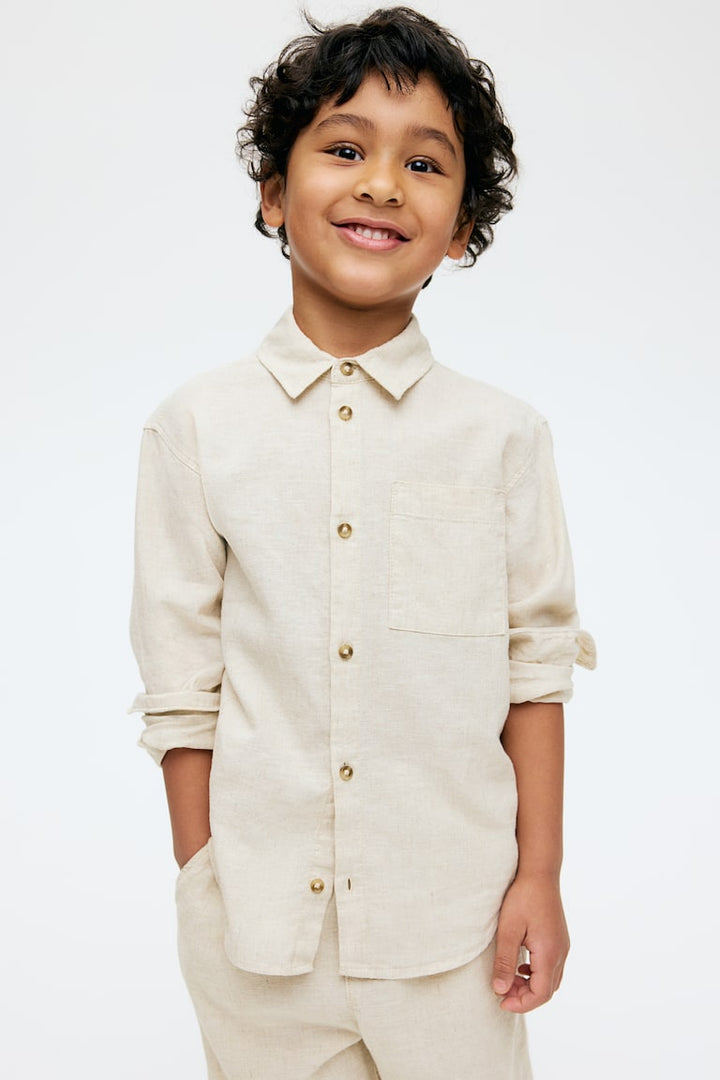 H&M Linen-Blend Shirt