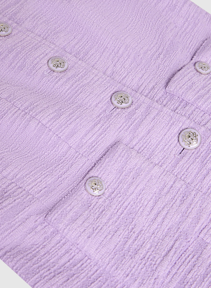 LAURA Tweed Button-Down Jacket