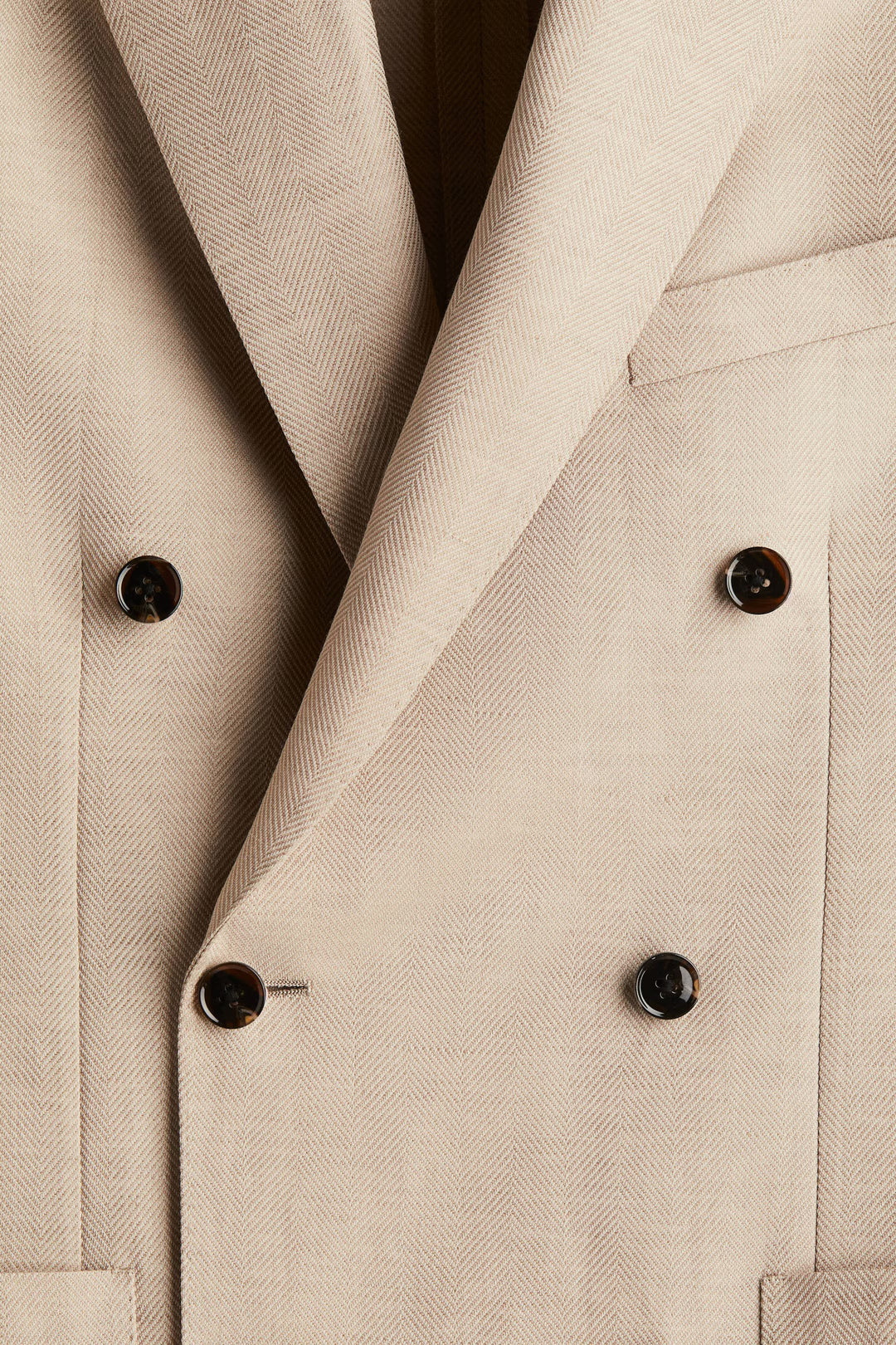 H&M Regular-Fit Wool-Blend Double-Breasted Jacket