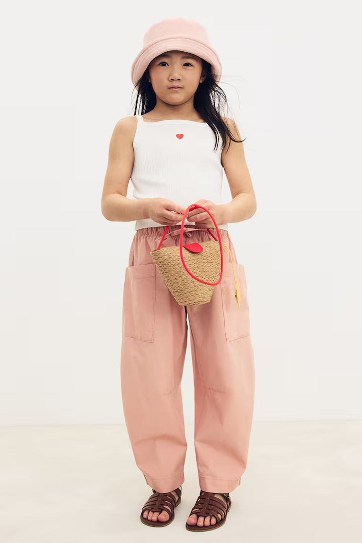 H&M Embroidered-Detail Strappy Top