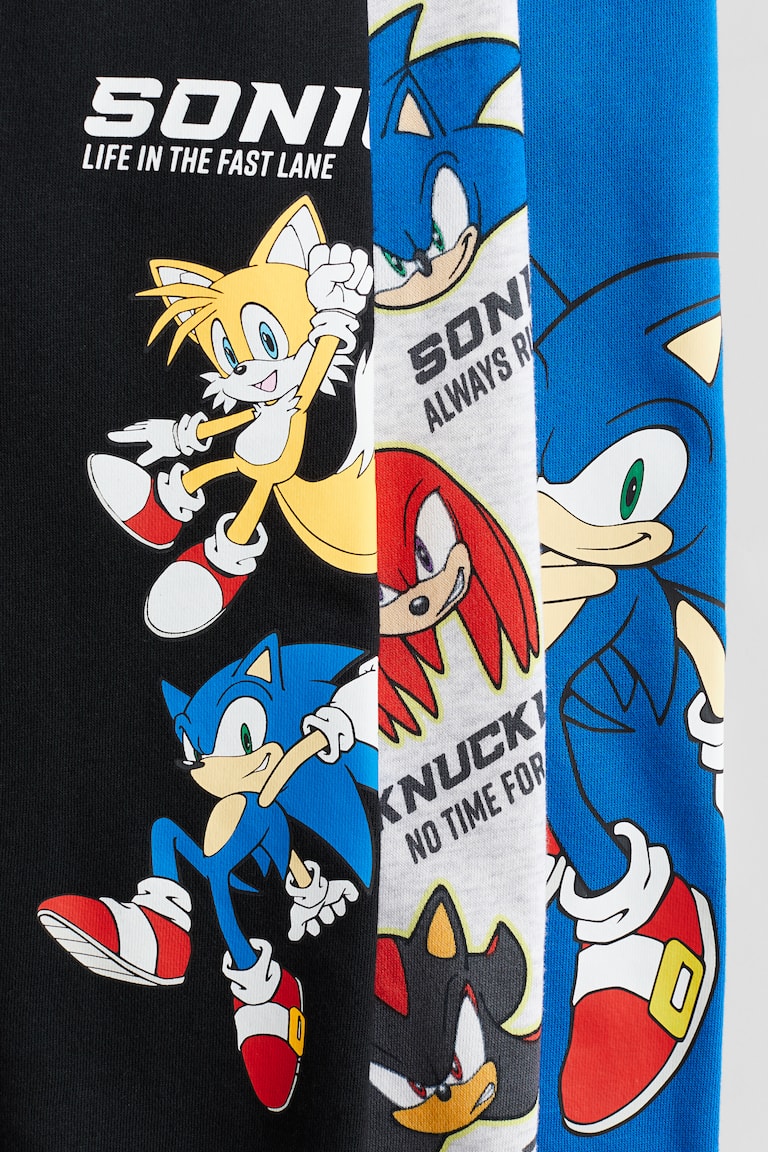 H&M 3-pack Printed Joggers