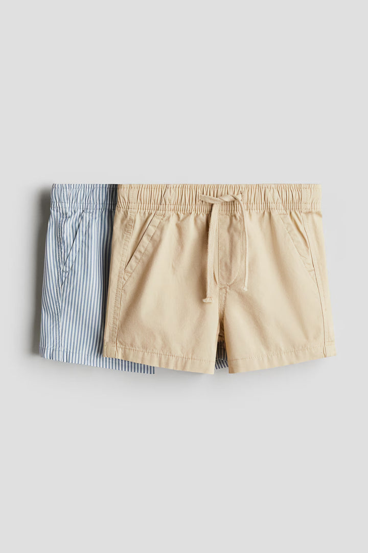 H&M 2-pack cotton shorts