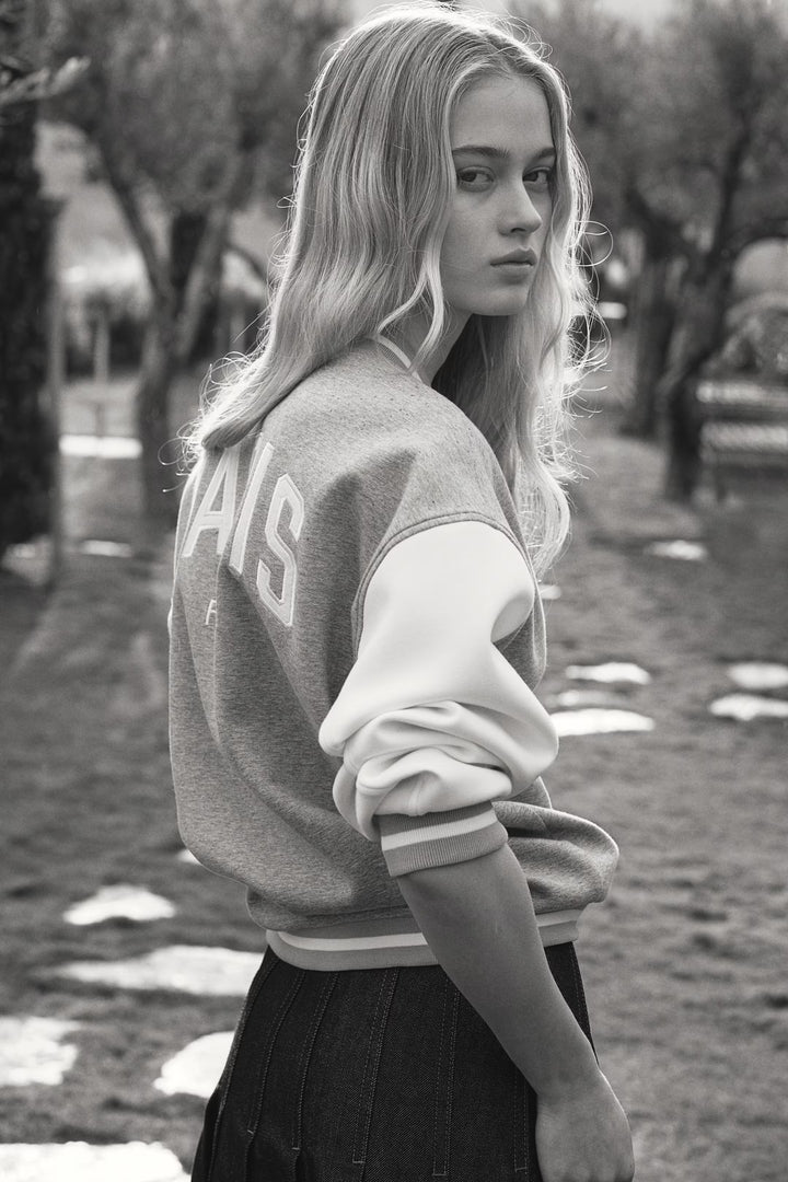 H&M Motif-Detail Baseball Jacket