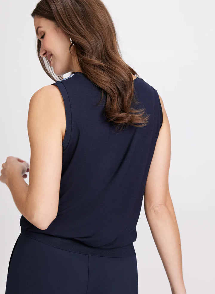 LAURA Paisley Print Top