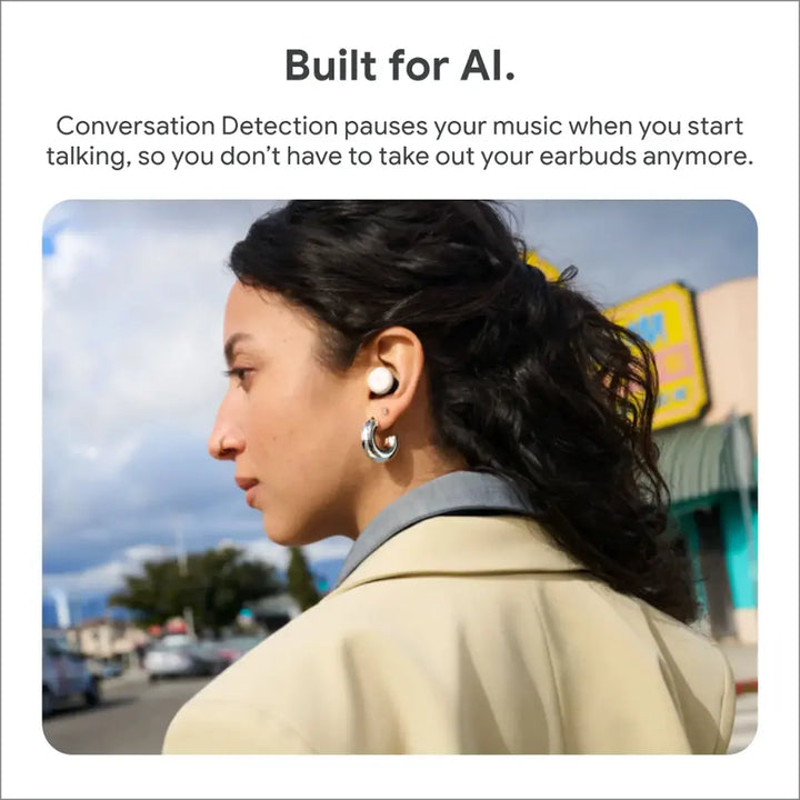 Google - Pixel Buds Pro 2 - Wireless Earbuds with Active Noise Cancellation – Bluetooth Headphones - Hazel