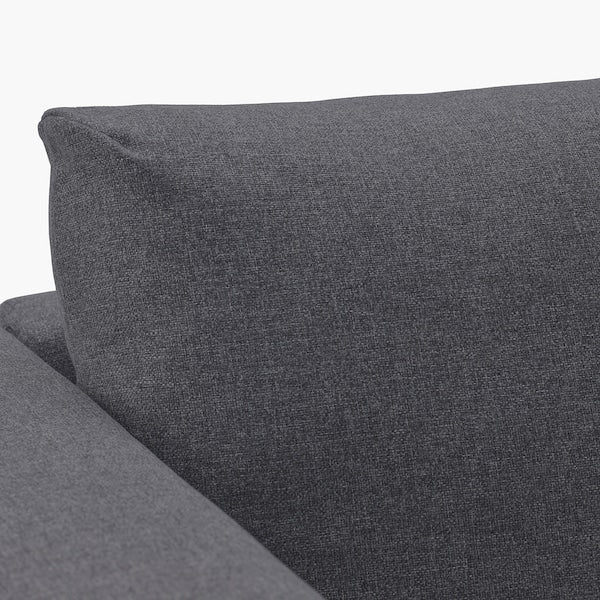 IKEA FINNALA 3-seat sleeper sofa with chaise, Gunnared medium gray
