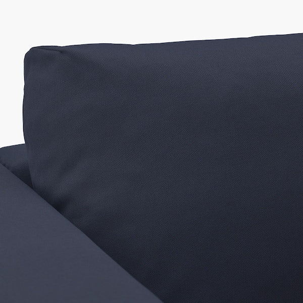 IKEA FINNALA 3-seat sleeper sofa with chaise, Orrsta black-blue