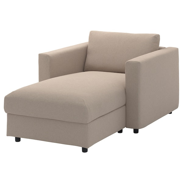 IKEA FINNALA Chaise, Tallmyra beige