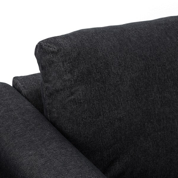 IKEA FINNALA Chaise, Tallmyra black/gray