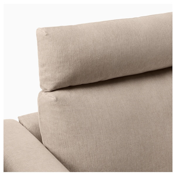 IKEA FINNALA Sofa, with headrest/Tallmyra beige