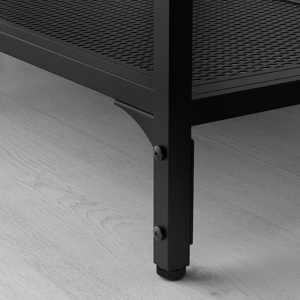 IKEA FJÄLLBO TV unit, black, 78x17 3/4x21 1/4 "