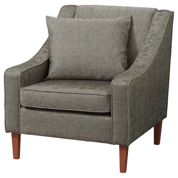 IKEA FLINSHULT Armchair, brown/beige