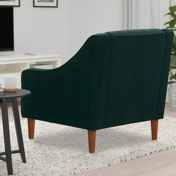 IKEA FLINSHULT Armchair, Djuparp dark green