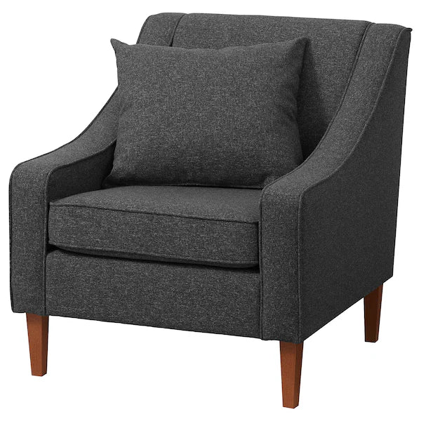 IKEA FLINSHULT Armchair, Gunnared dark gray