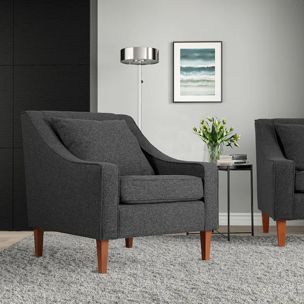 IKEA FLINSHULT Armchair, Gunnared dark gray