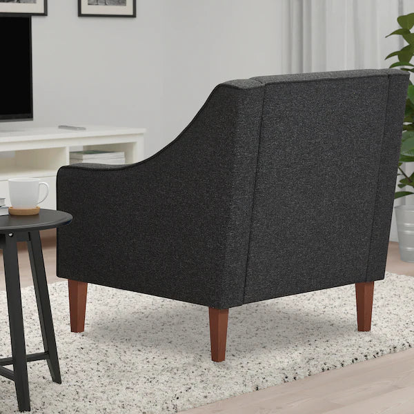 IKEA FLINSHULT Armchair, Gunnared dark gray