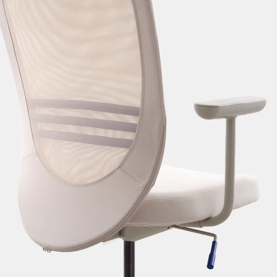 Ikea FLINTAN Office chair with armrests, beige