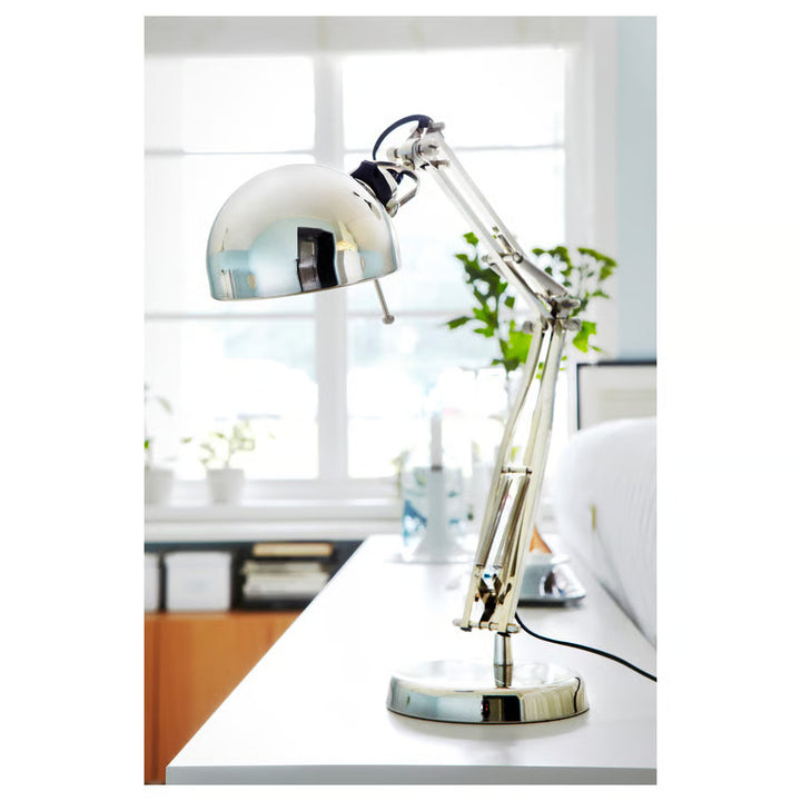 IKEA FORSÅ Work lamp, nickel plated
