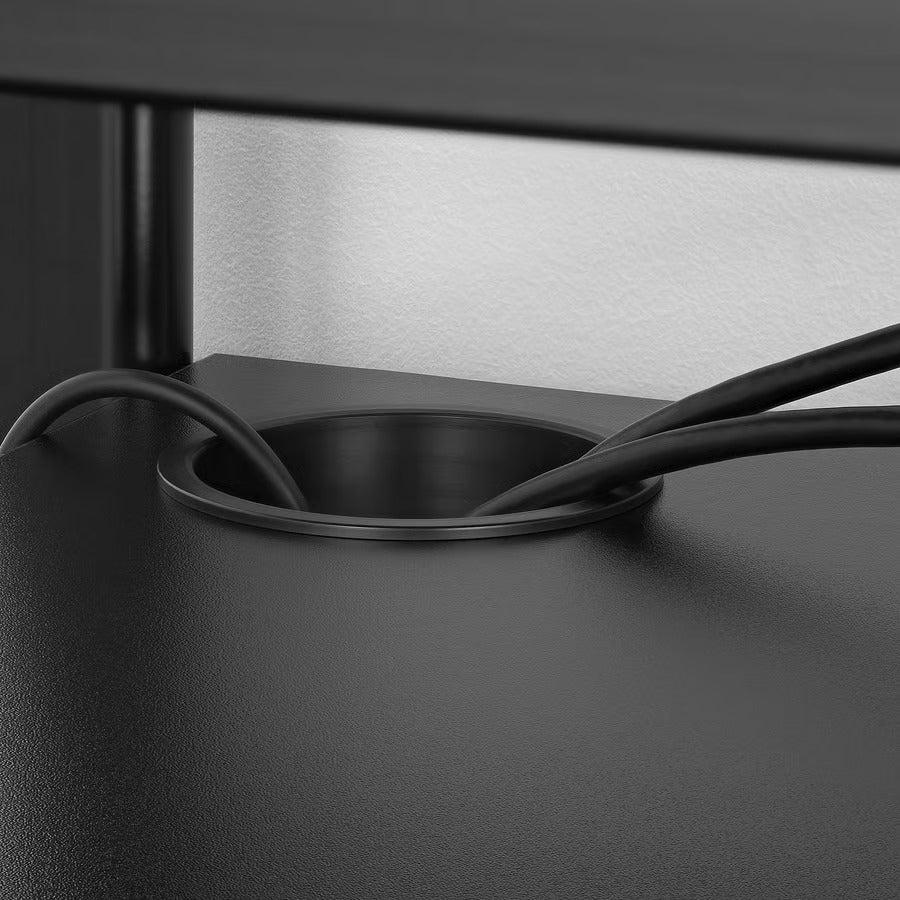 IKEA FREDDE Gaming desk, black, 55 1/8x29 1/8x28 3/4 "