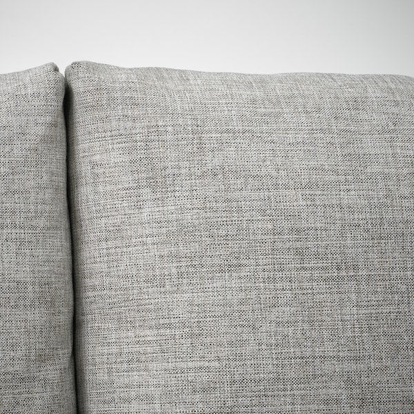 IKEA FRIHETEN / KLAGSHAMN Sleeper sectional,3 seat w/storage, Faringe light gray